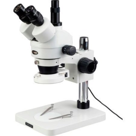 UNITED SCOPE LLC. AmScope SM-1TSX-144S 3.5X-45X Dissecting Trinocular Zoom Stereo Microscope with 144-LED Light SM-1TSx-144S